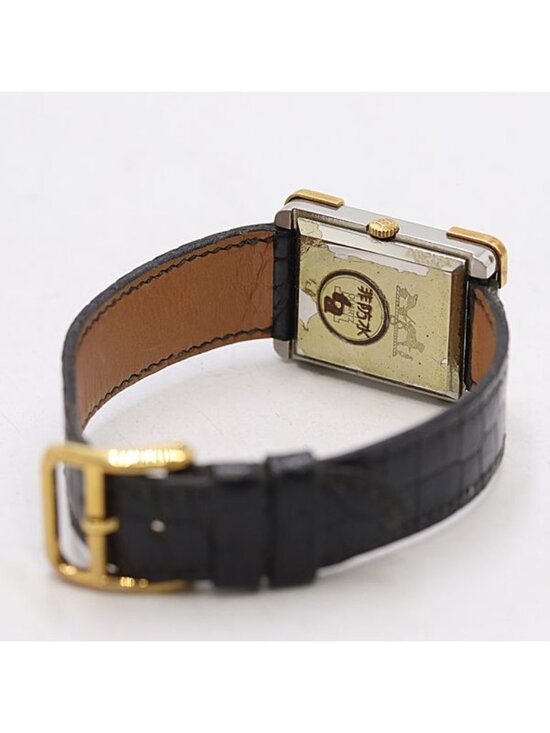 Hermes Croajour Quartz Yellow Dial Watch main image 3